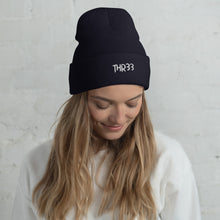 Load image into Gallery viewer, THR33 Cuffed Beanie
