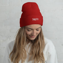 Load image into Gallery viewer, THR33 Cuffed Beanie