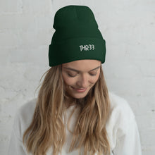 Load image into Gallery viewer, THR33 Cuffed Beanie
